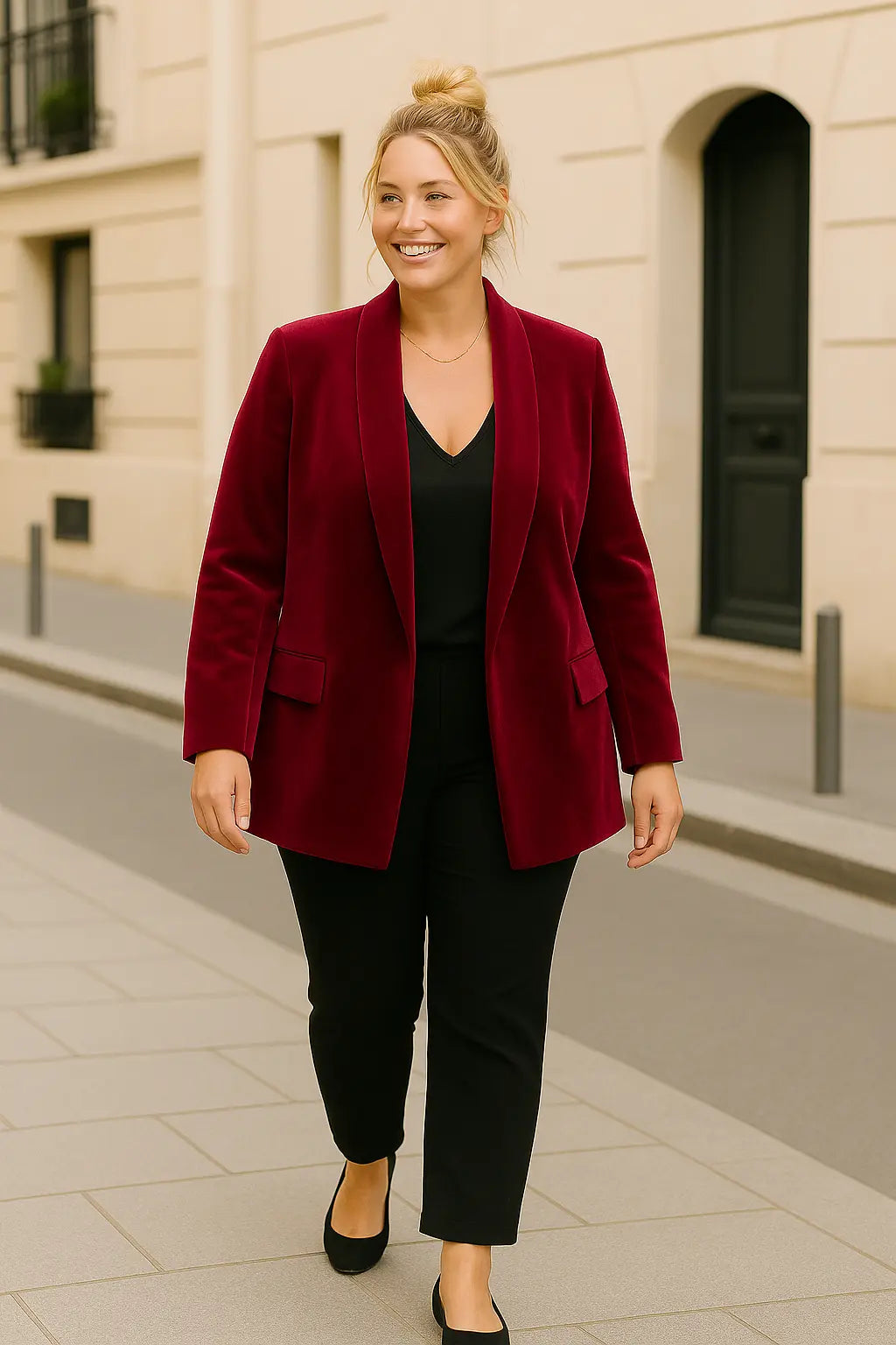 Blazer Morgane en velours Les Militantes