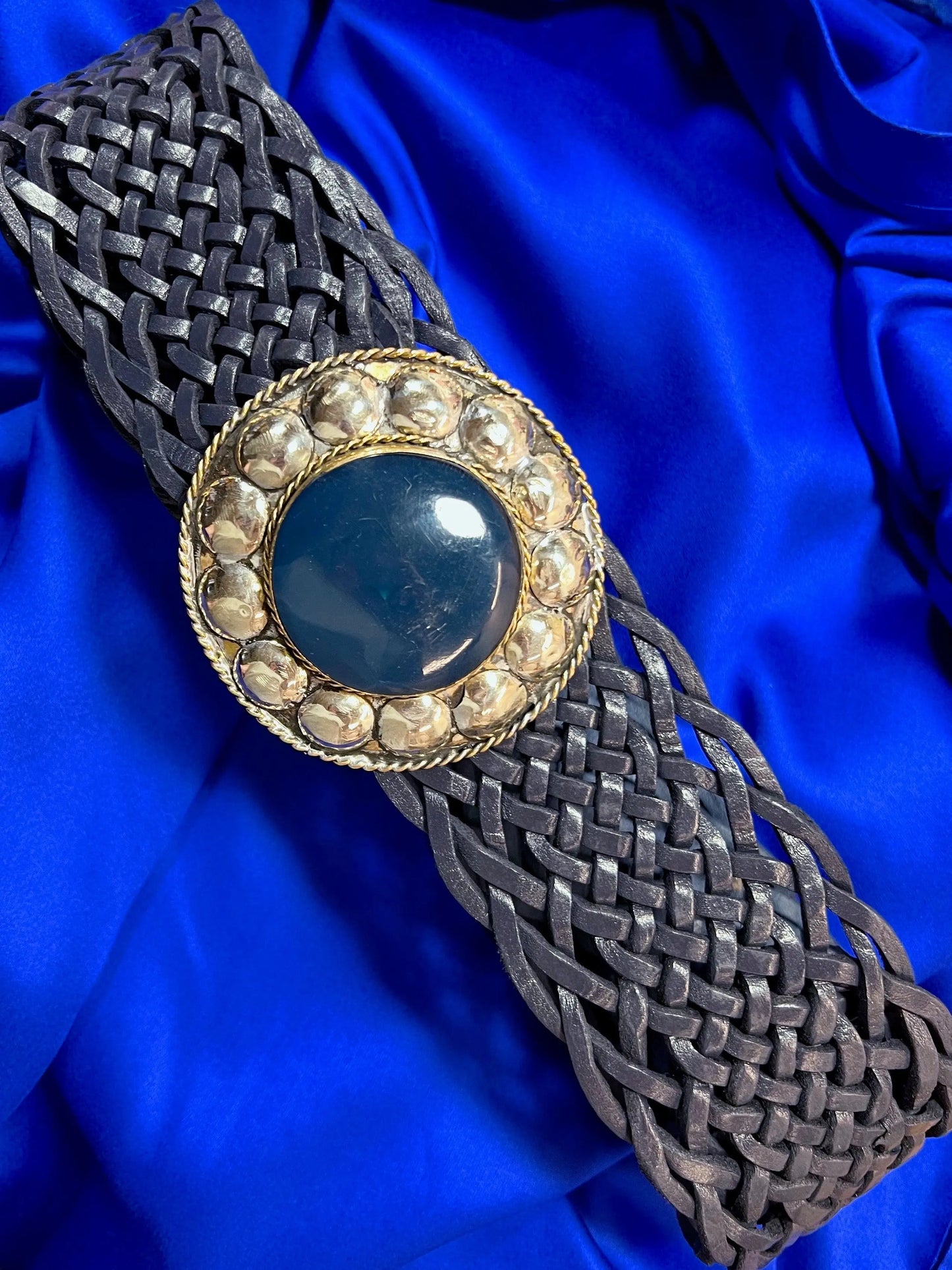ceinture femme grande taille bleu marine