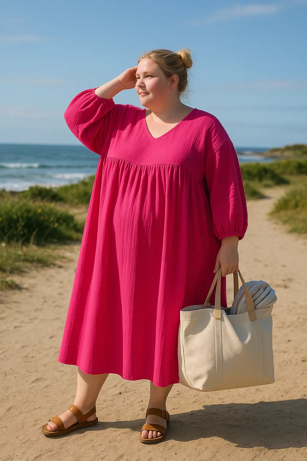 Robe Séléna en gaze de coton Les Militantes