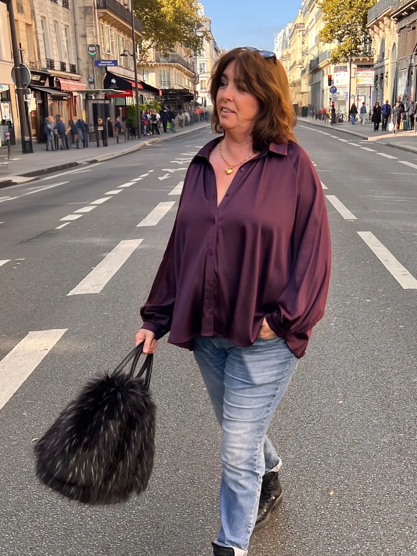 Chemise Sacha en soie Les Militantes