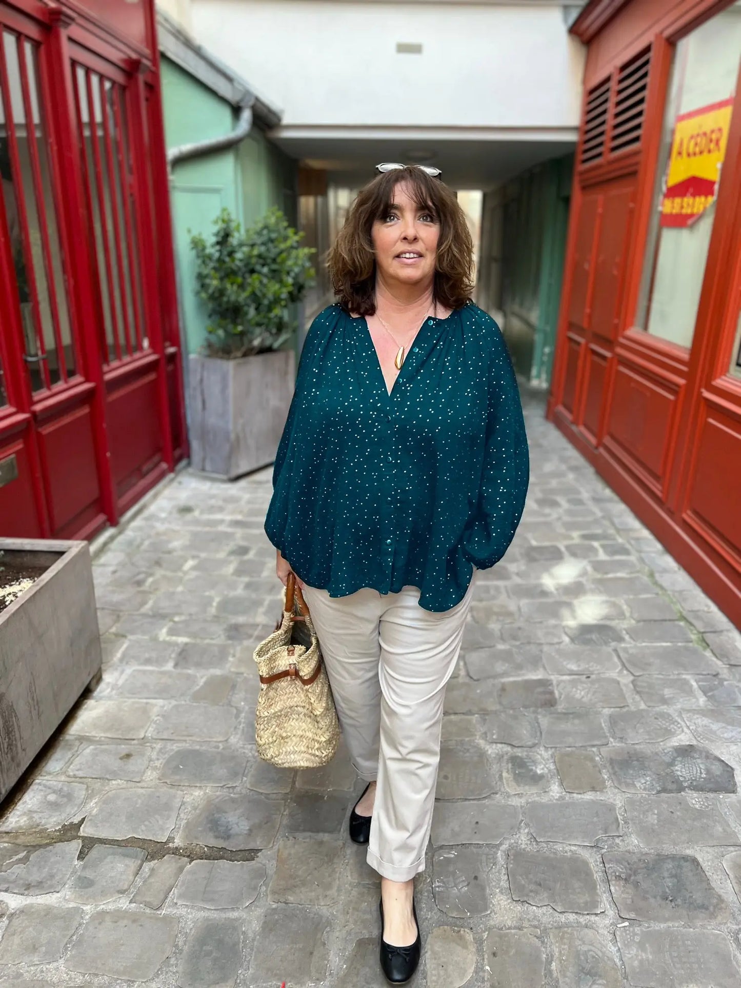 Chemise à paillettes Liz Les Militantes