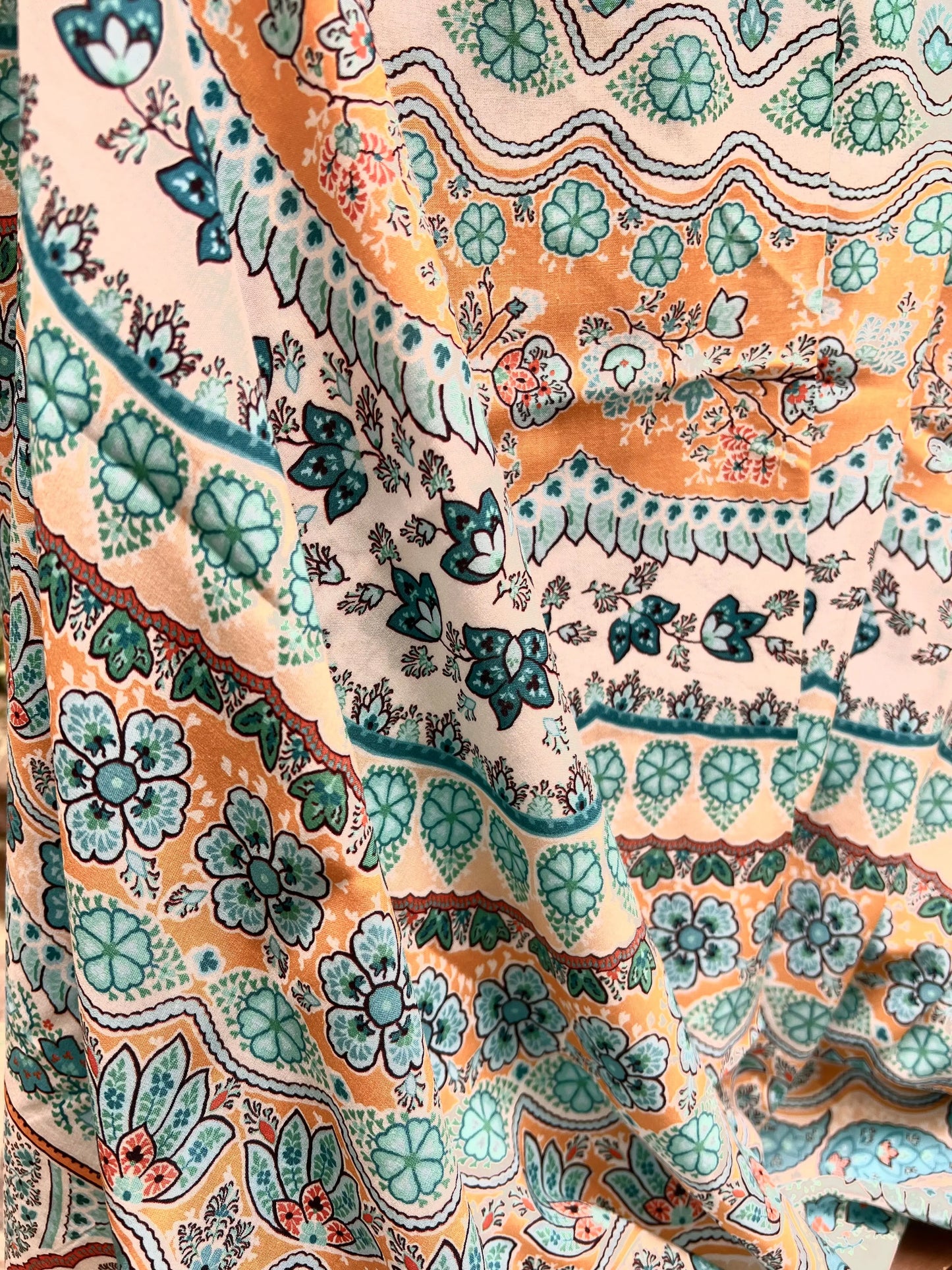 Maxi foulard en soie lavée