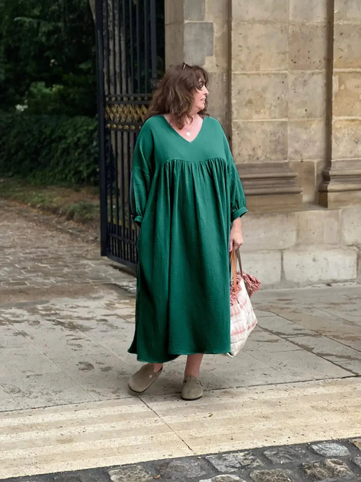 Robe Séléna en gaze de coton NOUVELLES COULEURS Les Militantes