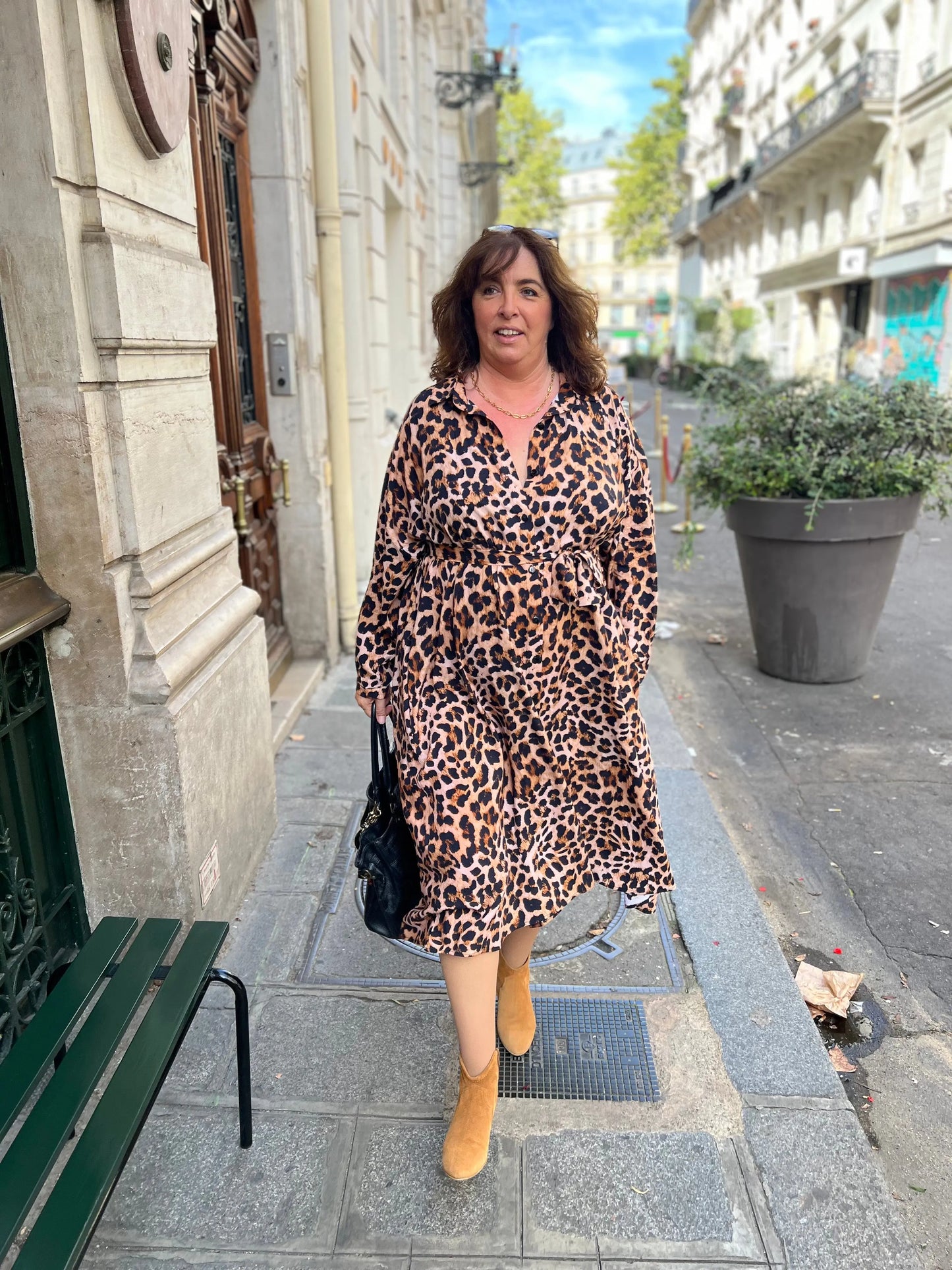 Robe Emma Léopard Les Militantes