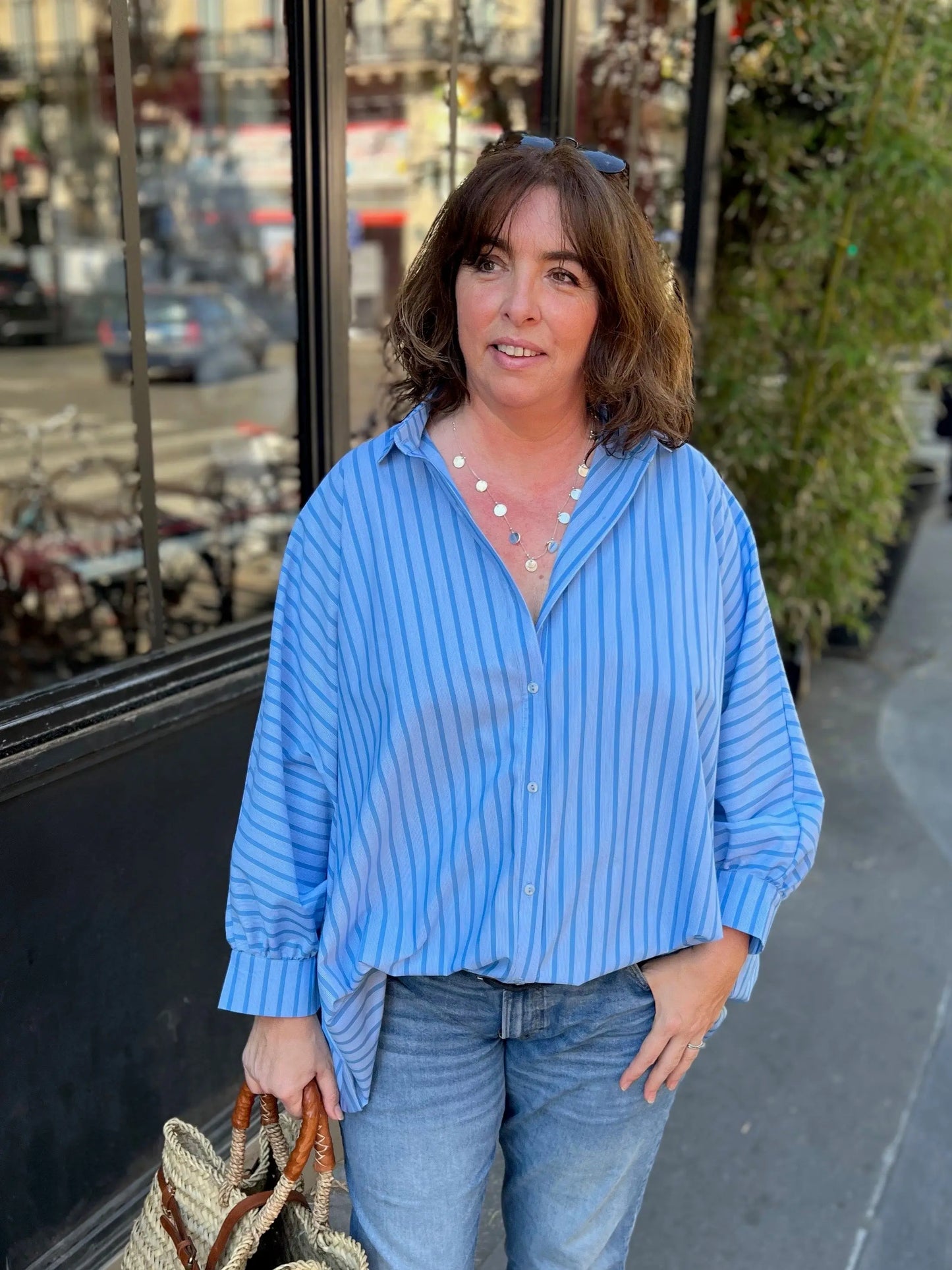 Chemise maxi oversize grande taille Caroline Les Militantes
