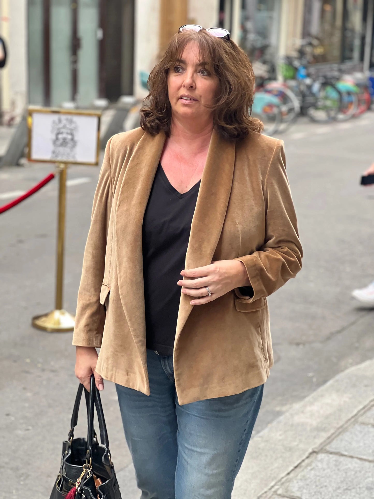 Blazer Morgane en velours Les Militantes