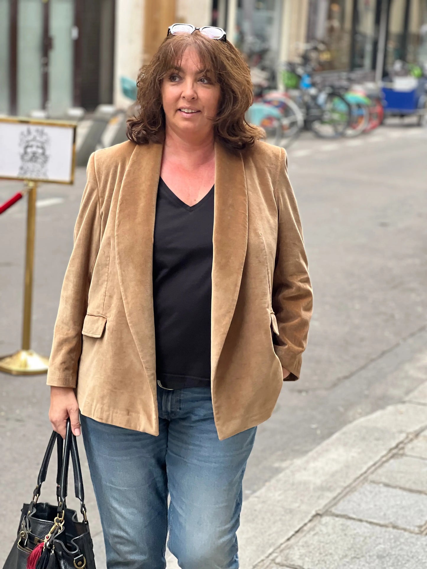 Blazer Morgane en velours Les Militantes