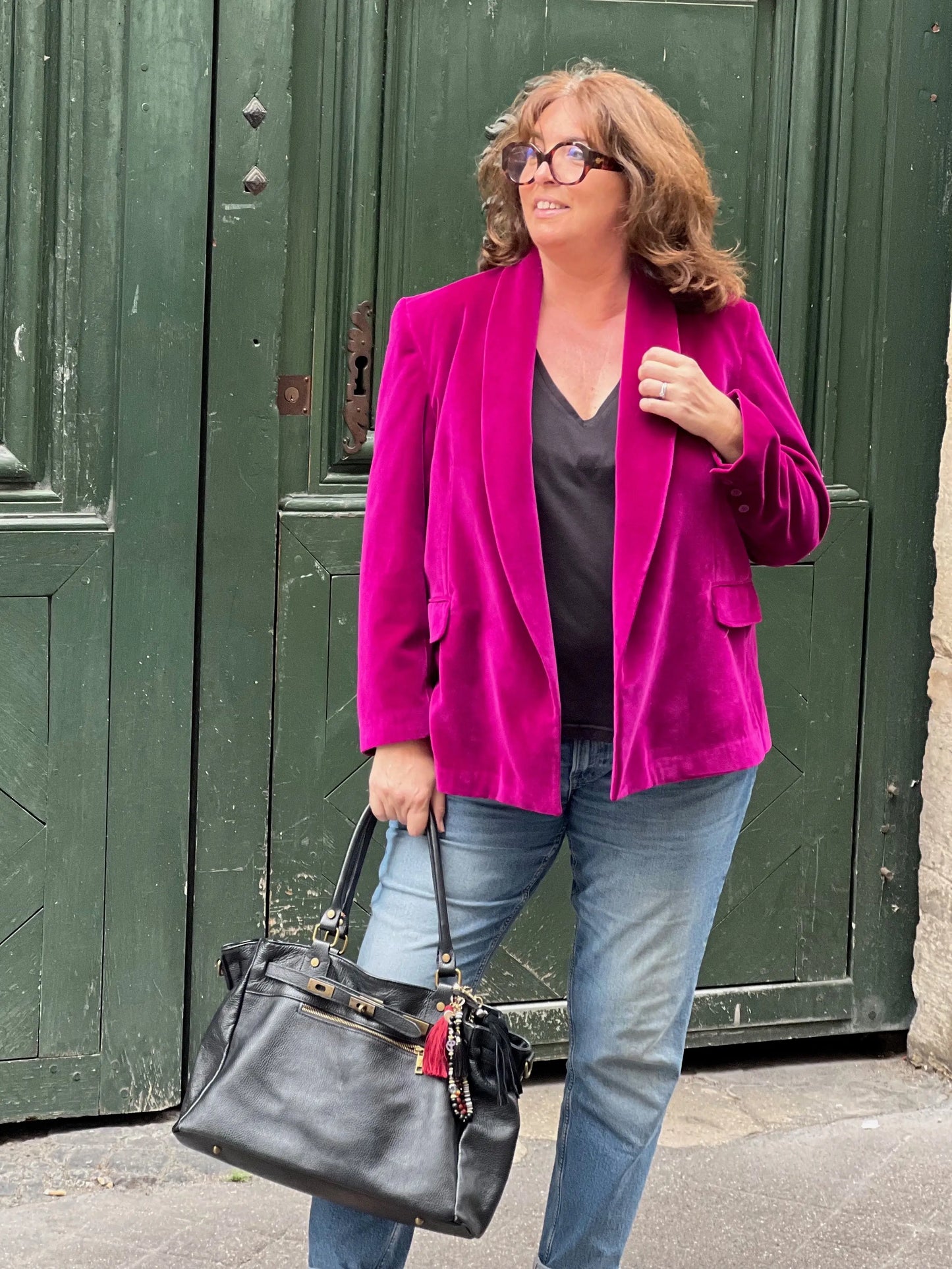 Blazer Morgane en velours Les Militantes