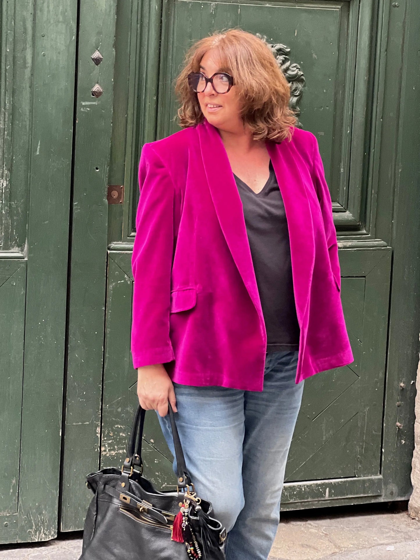 Blazer Morgane en velours Les Militantes