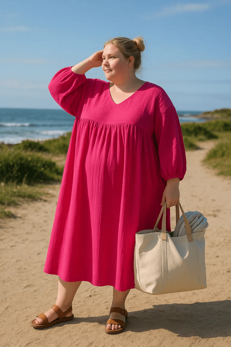 Robe Séléna en gaze de coton - Les Militantes