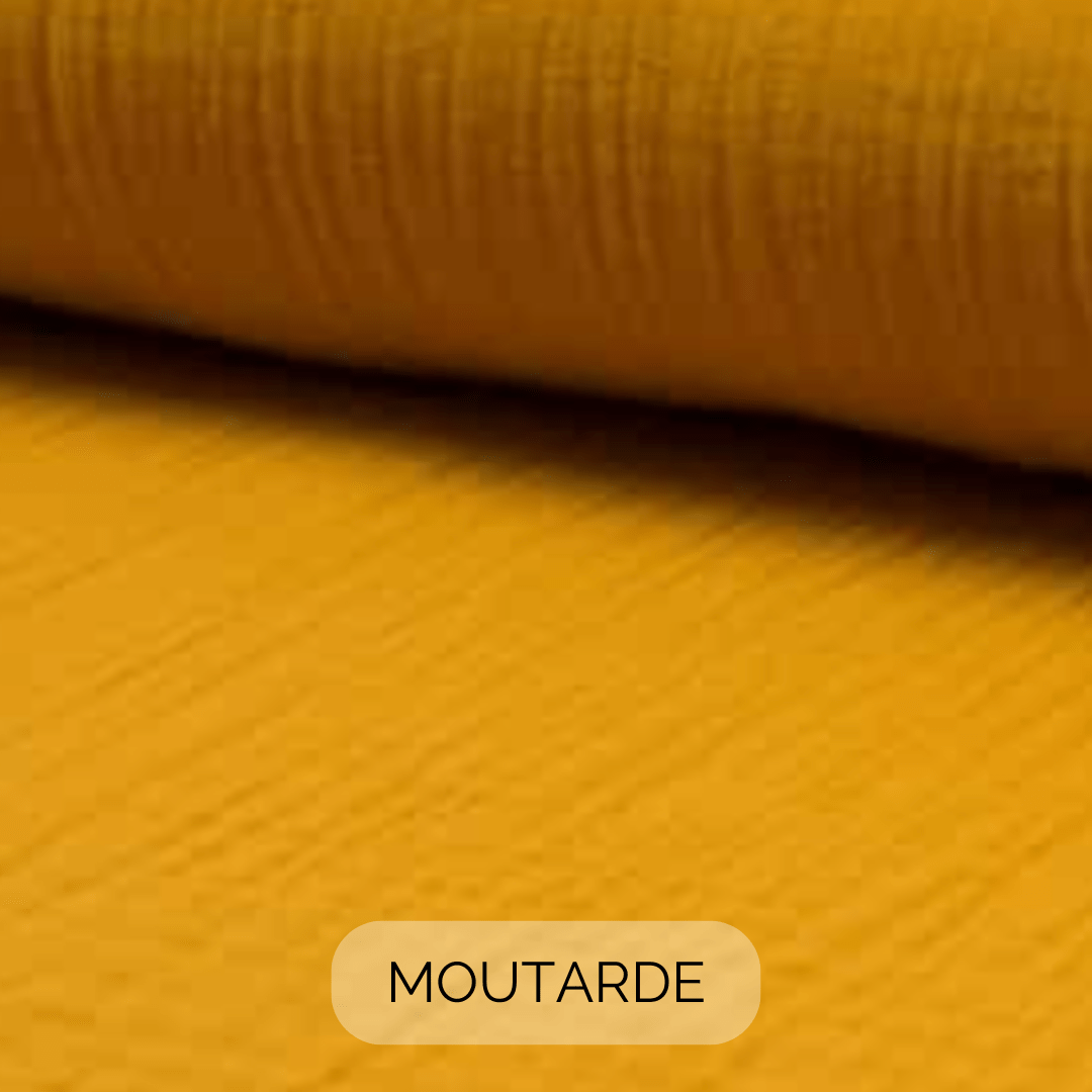 mustard cotton gauze