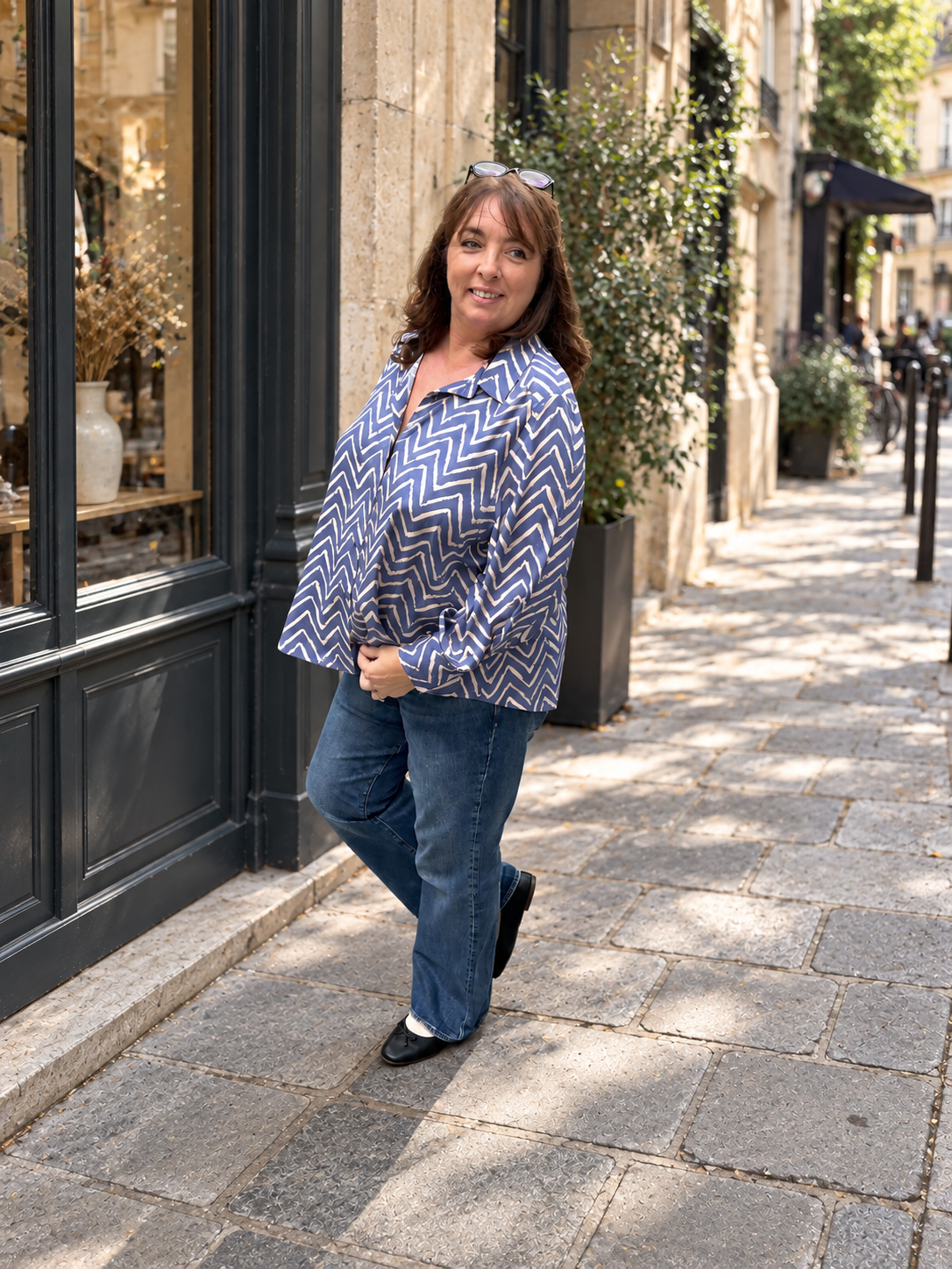 Chemise Stéphanie Zigzag