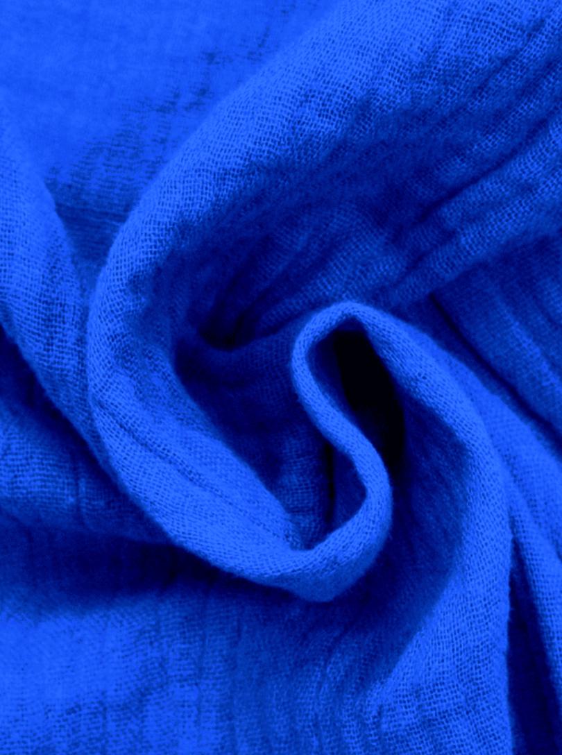 MAJORELLE BLUE COTTON GAUZE