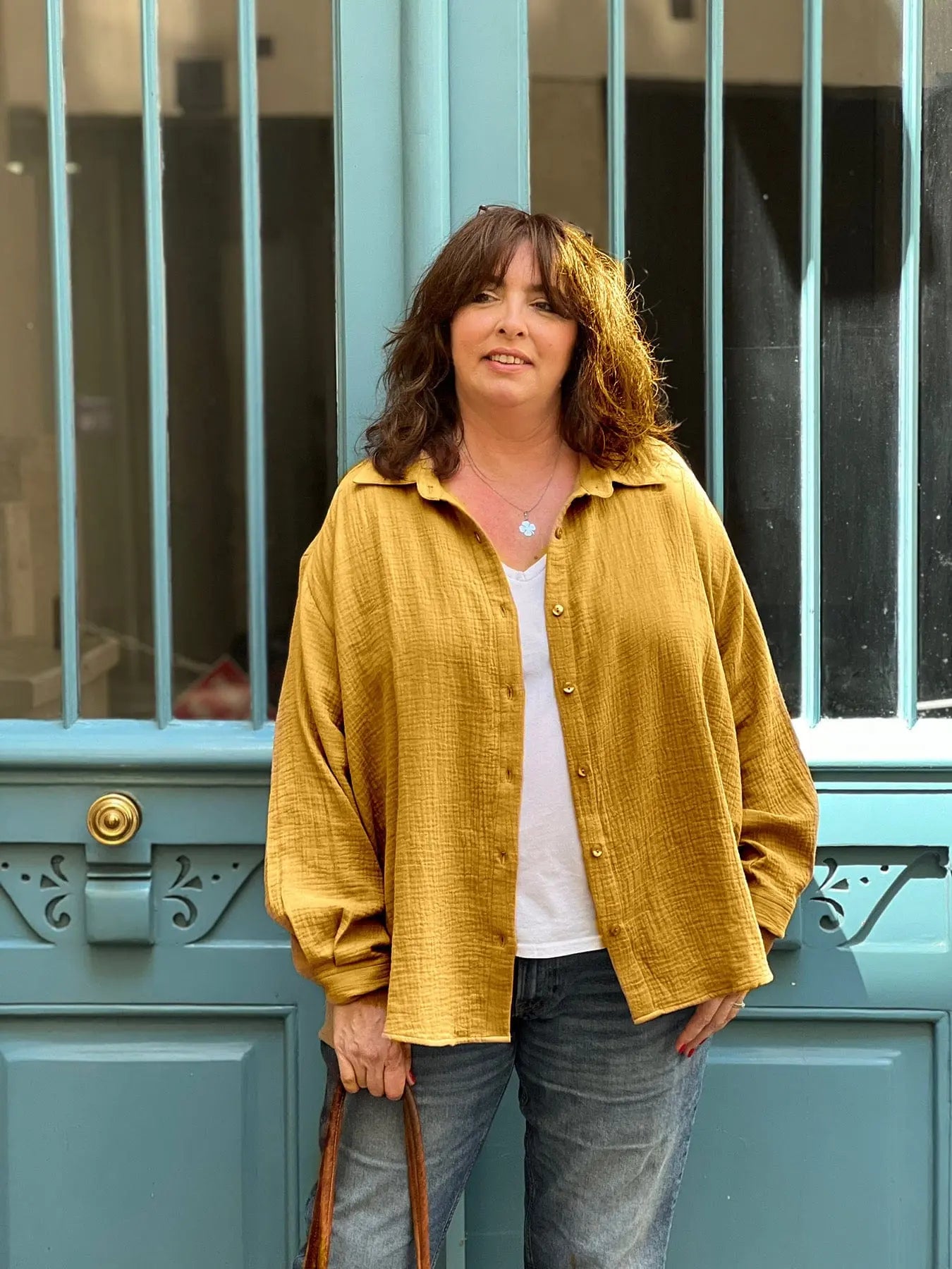 Chemise Jane en gaze de coton Les Militantes