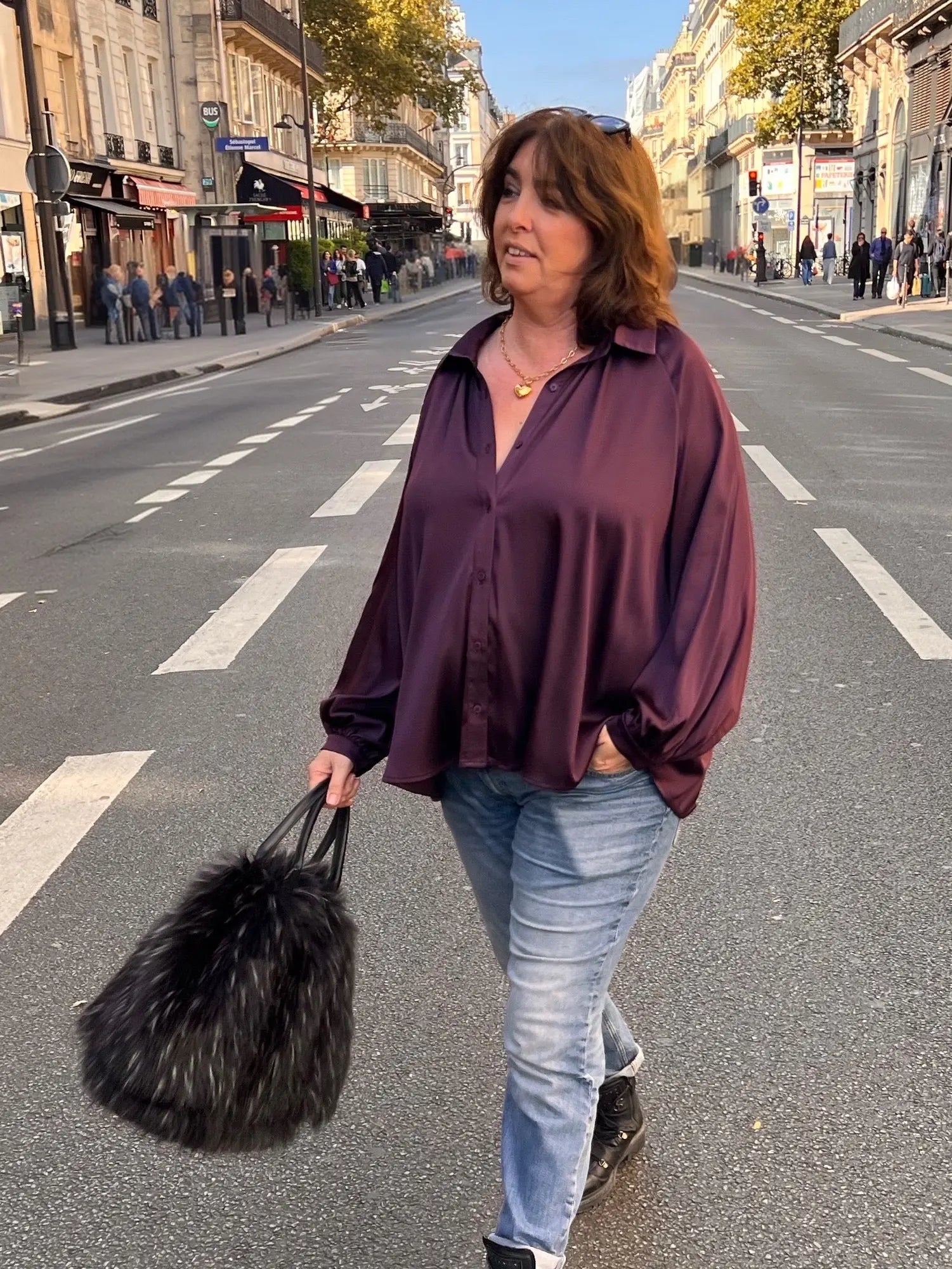 Chemise Sacha en soie Les Militantes