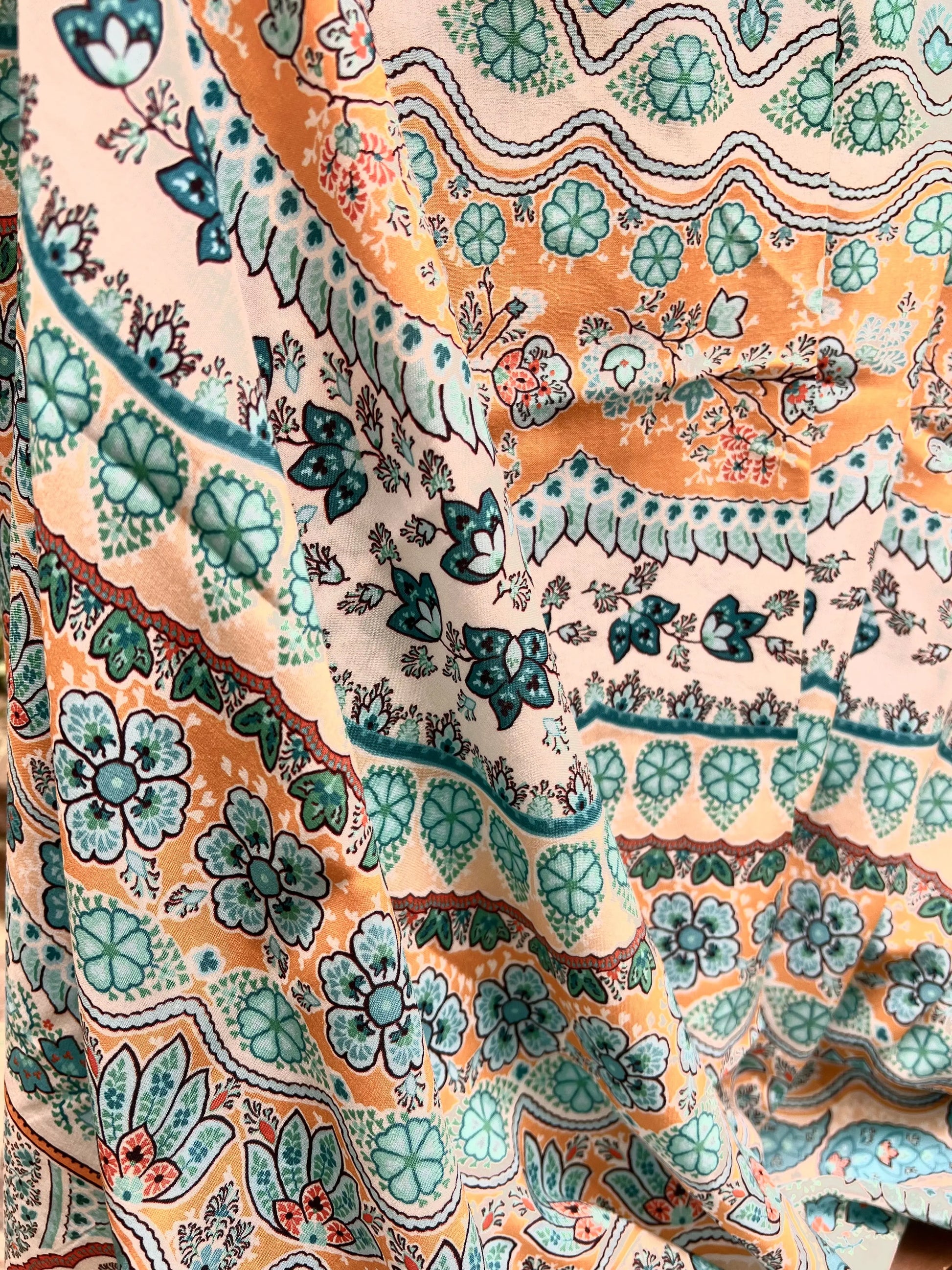Maxi foulard en soie lavée