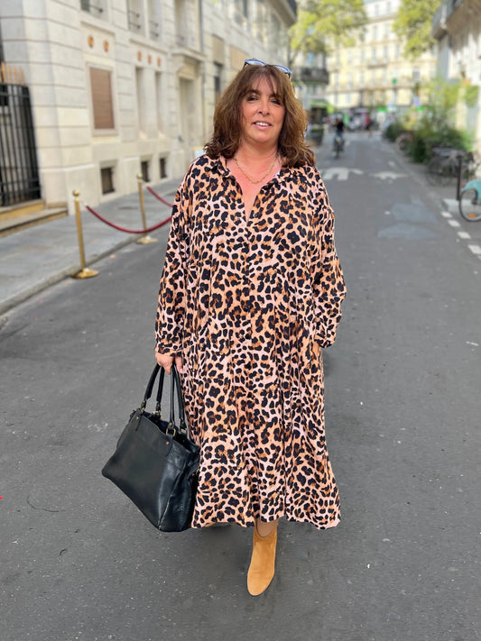 Robe Emma Léopard Les Militantes