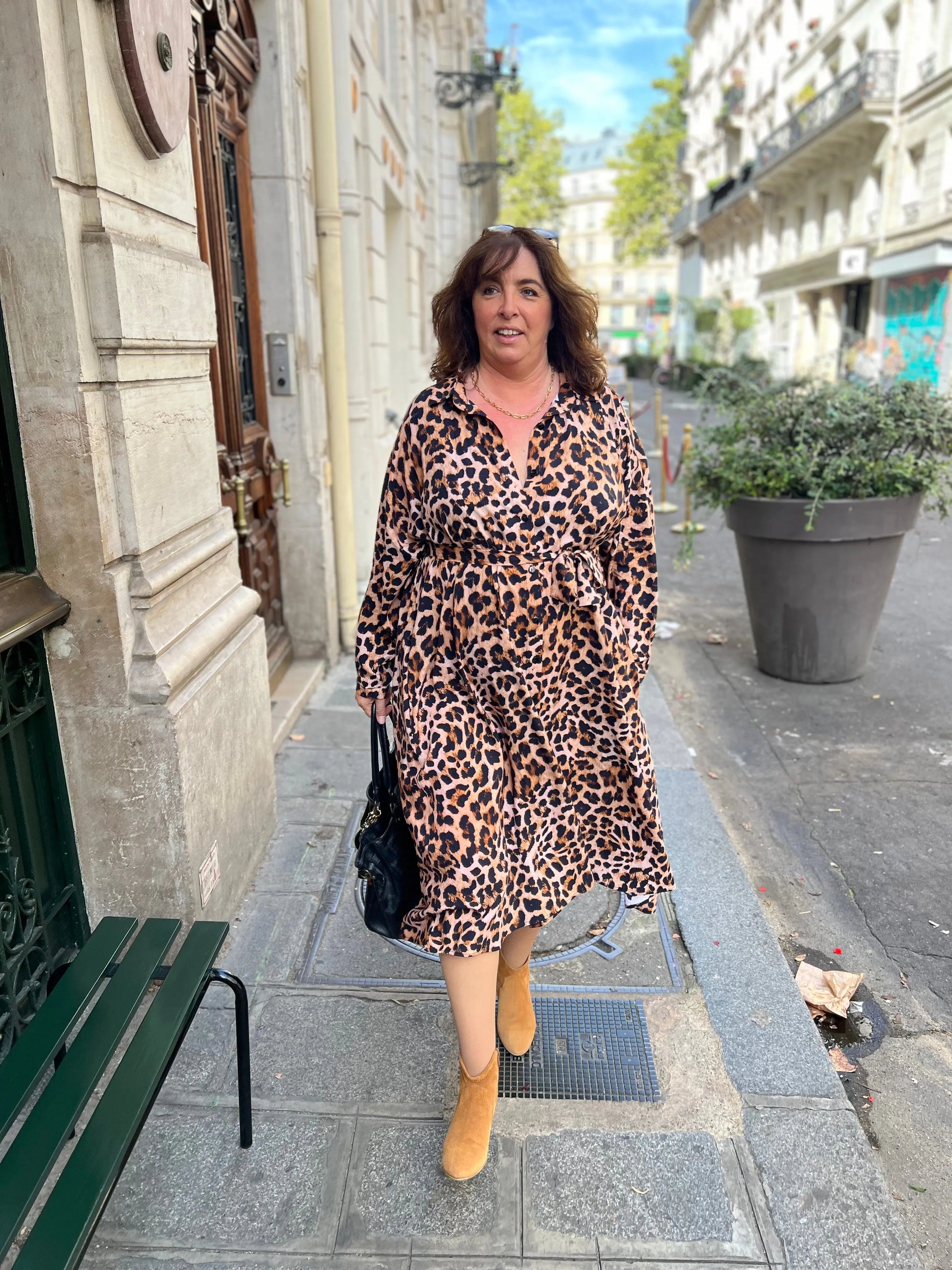 Robe Emma Léopard Les Militantes