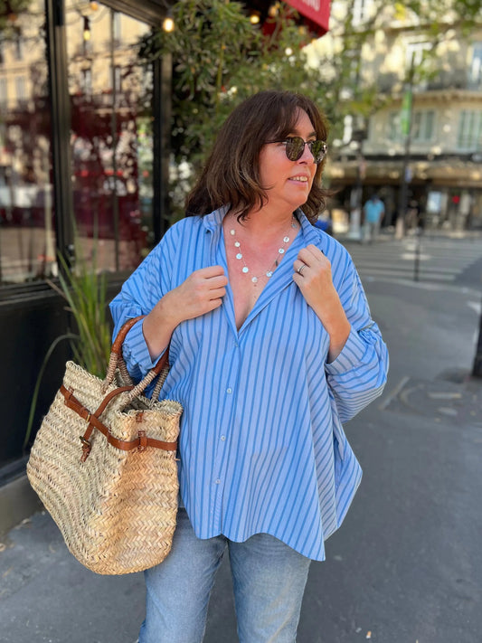 Chemise maxi oversize grande taille Caroline Les Militantes