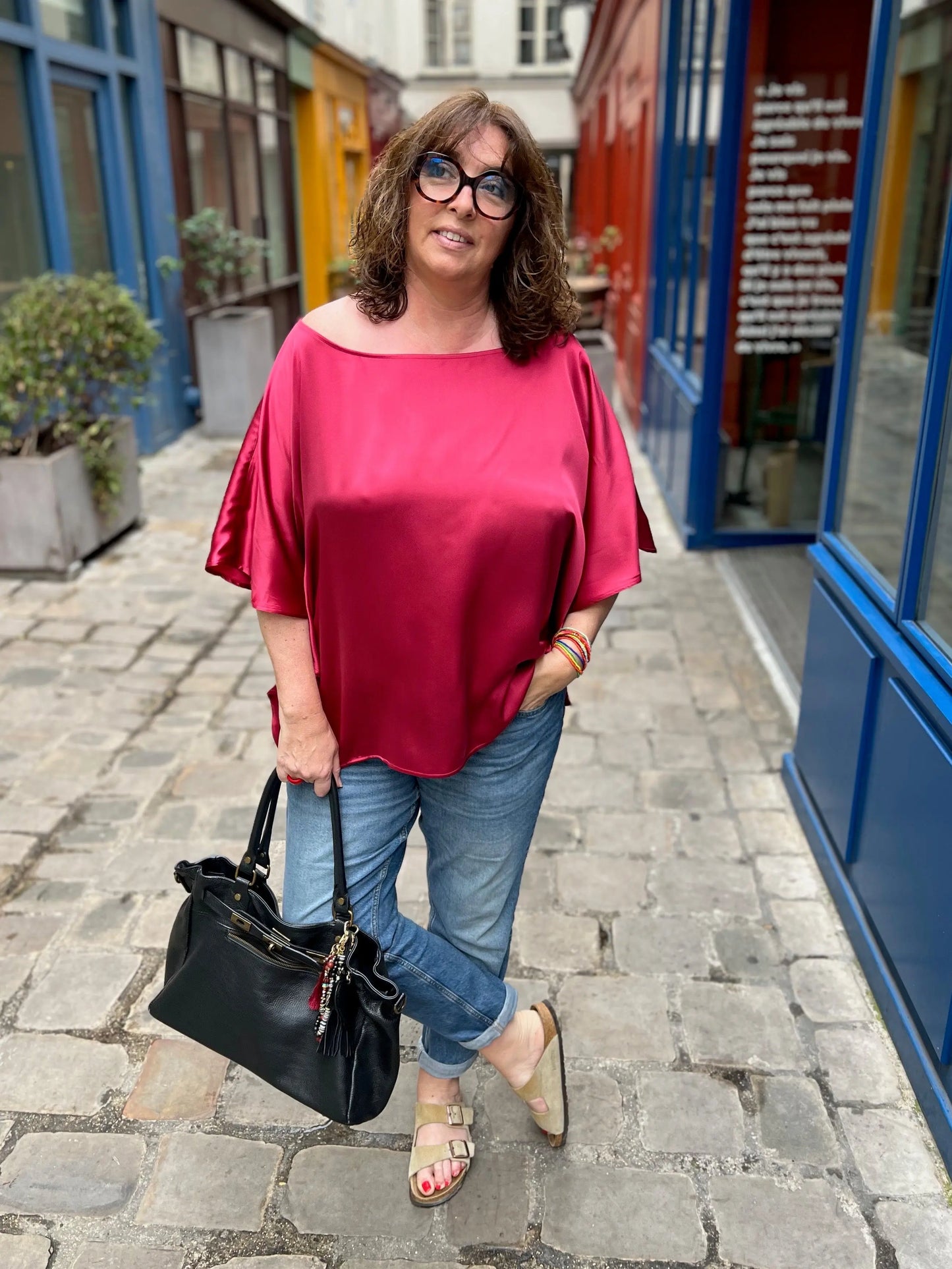 Blouse Juliette en soie Les Militantes