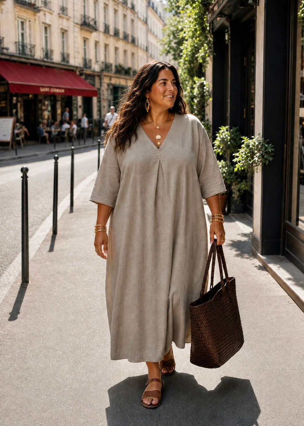 Robe Constance en lin