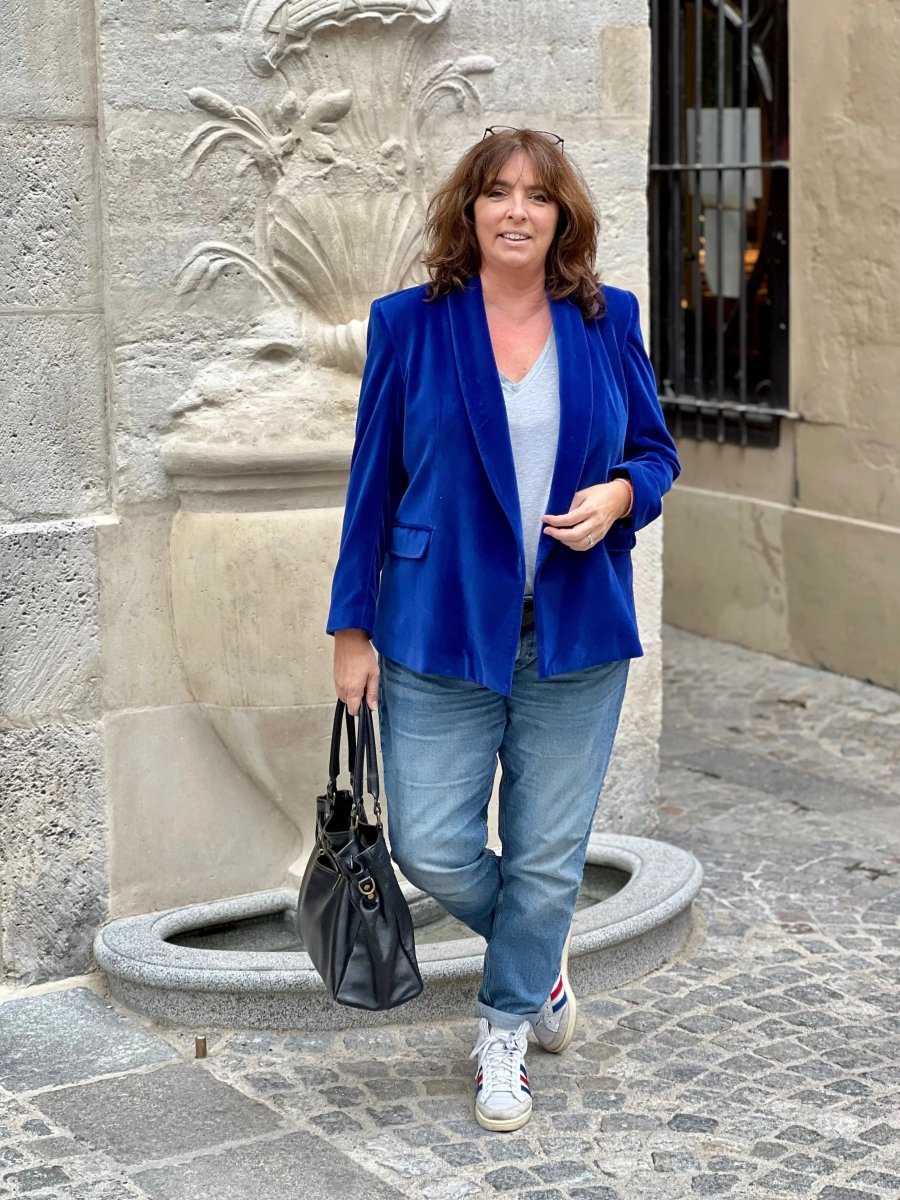 Blazer Morgane en velours - Les Militantes