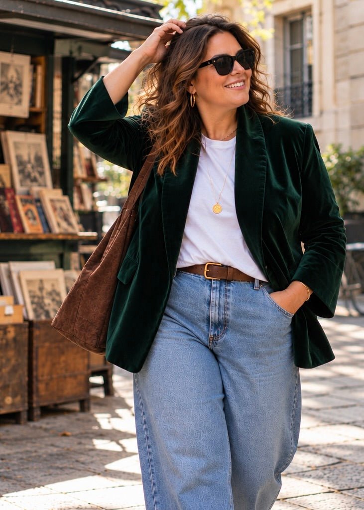 Blazer Morgane en velours - Les Militantes