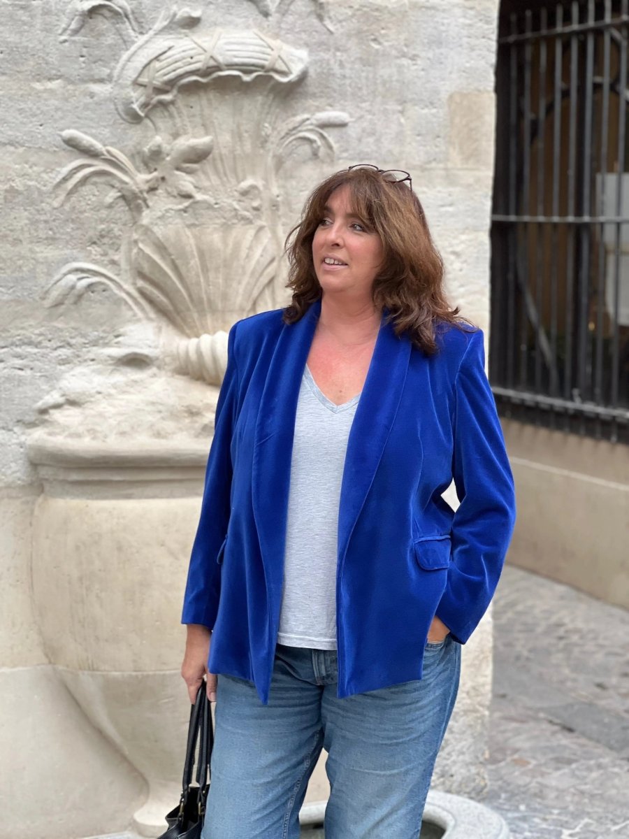 Blazer Morgane en velours - Les Militantes