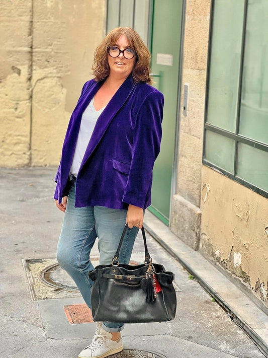 Blazer Morgane en velours - Les Militantes