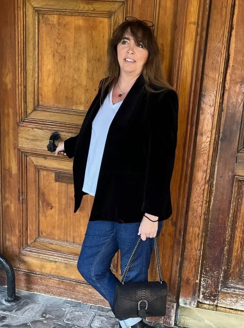 Blazer Morgane en velours - Les Militantes