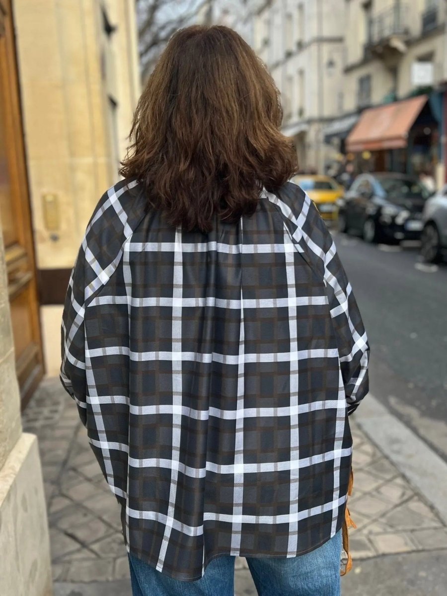 Blouse Joséphine à carreaux - Les Militantes
