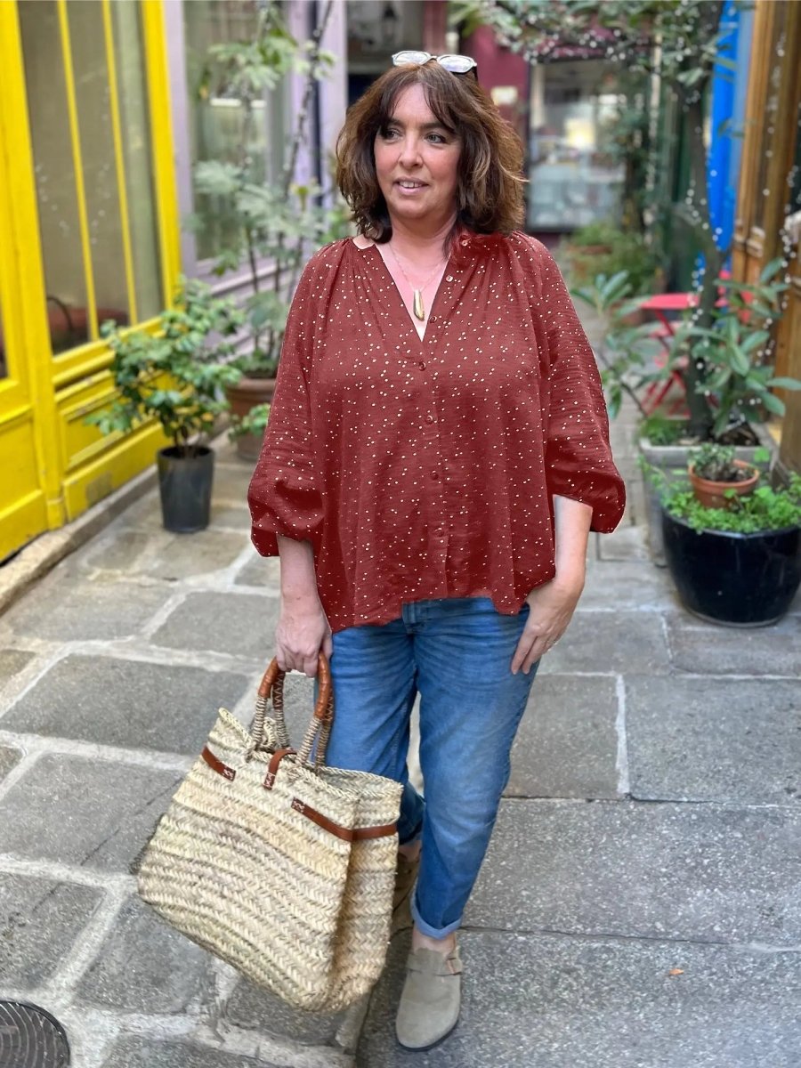 Chemise à paillettes Liz - Les Militantes