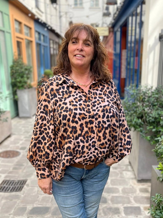 Chemise leopard Stéphanie - Les Militantes