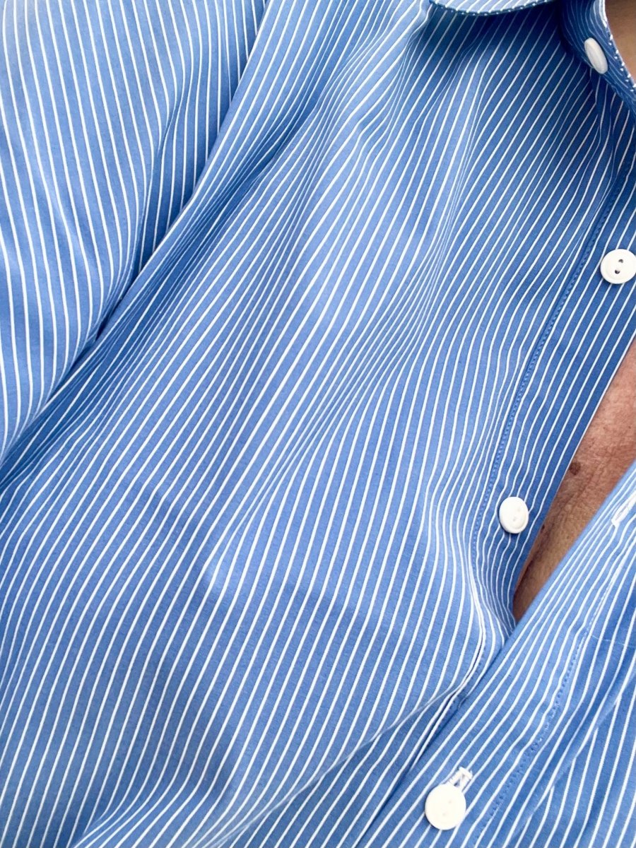 Chemise maxi oversize Caroline à rayures - Les Militantes