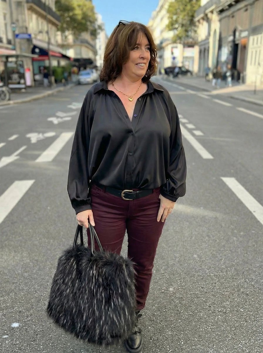 Chemise Sacha en soie - Les Militantes