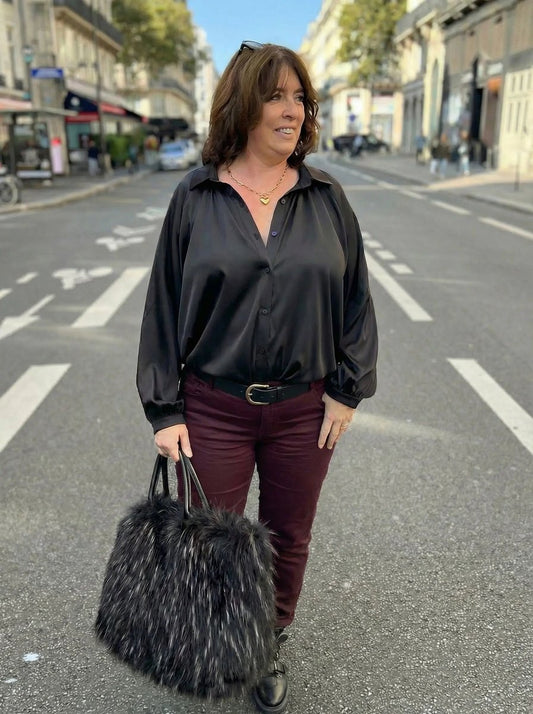 Chemise Sacha en soie - Les Militantes