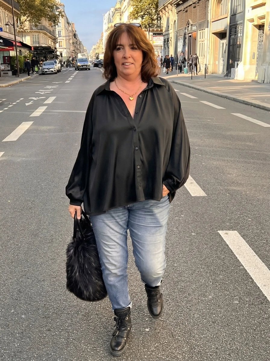 Chemise Sacha en soie - Les Militantes