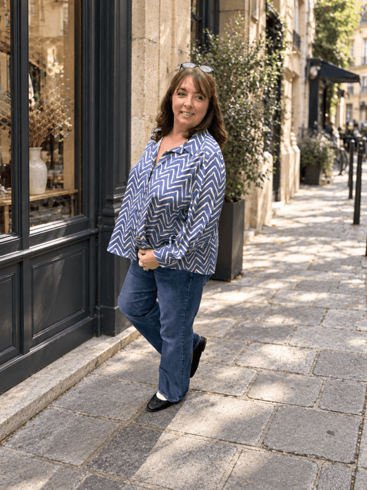 Chemise Stéphanie Zigzag - Les Militantes