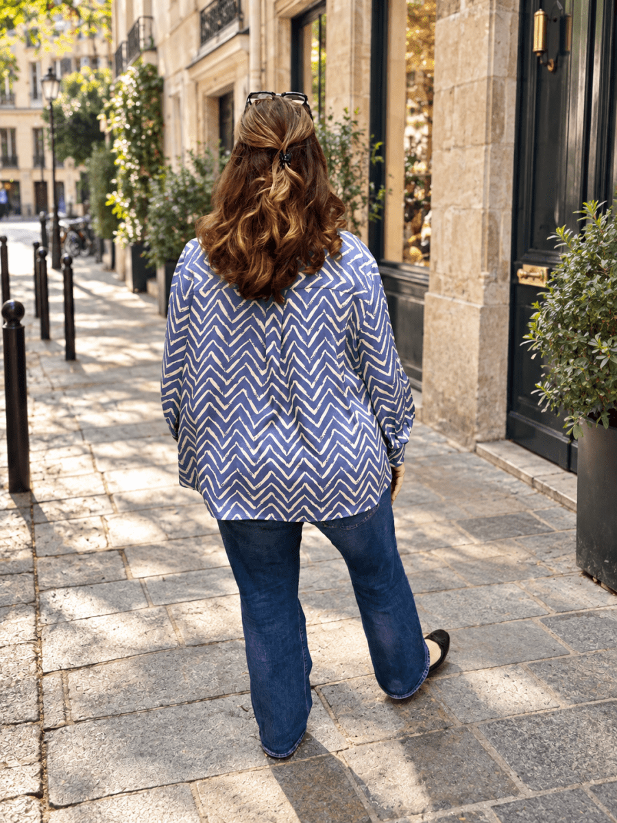 Chemise Stéphanie Zigzag - Les Militantes