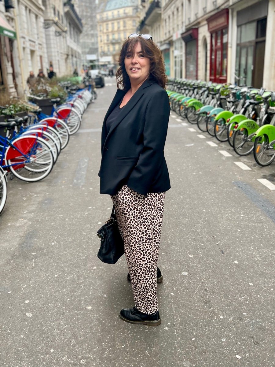 Pantalon Chester imprimé Léo - Les Militantes