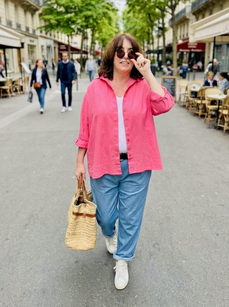 Pantalon Maxime version jean - Les Militantes