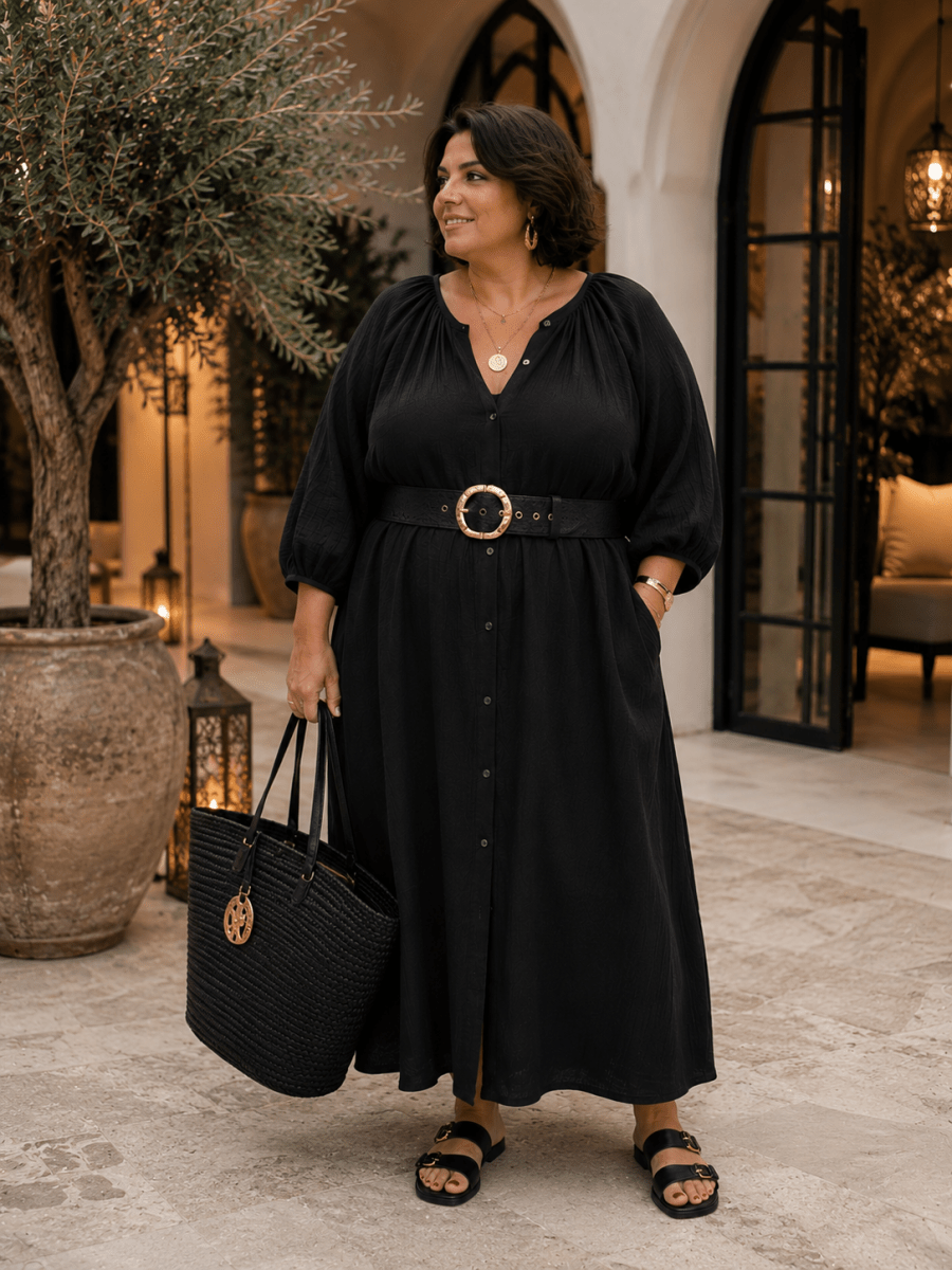 Robe d'été grande taille femme - coupe ample et confortable - Les Militantes