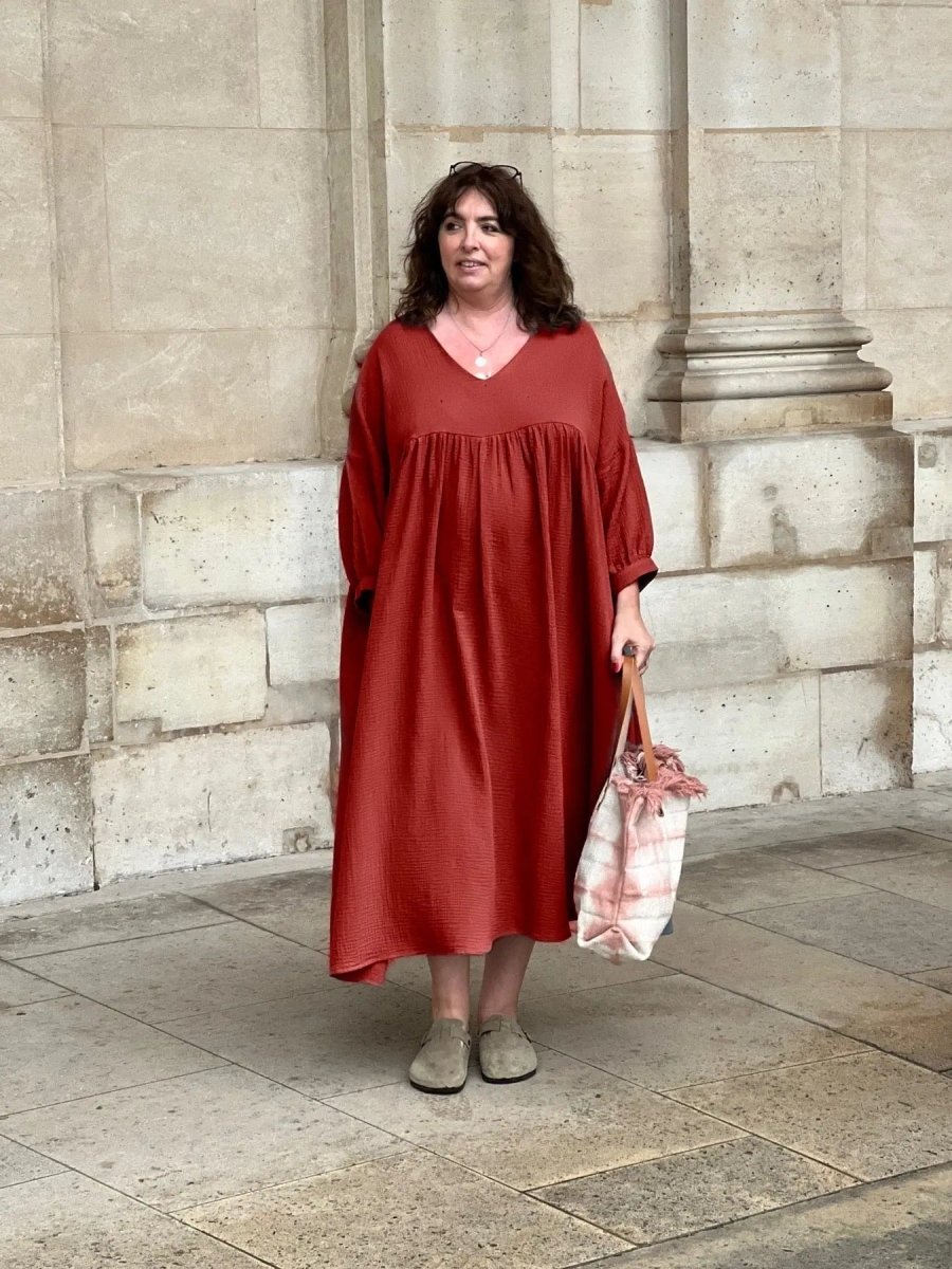 Robe Séléna en gaze de coton - Les Militantes