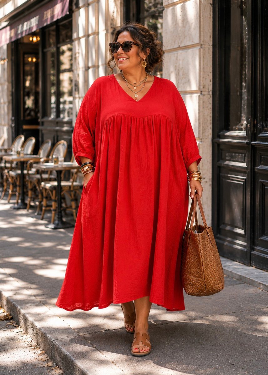 Robe Séléna en gaze de coton - Les Militantes