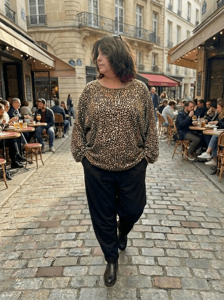 Sweat-shirt Stan Léopard - Les Militantes