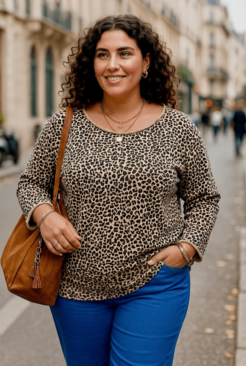 Sweat-shirt Stan Léopard - Les Militantes